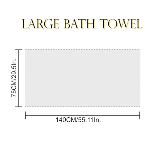 Beach Towels Oversized Bath Sheets Towels for Shower Single Body Towel Large Quick Dry Soft Towel for Hotel, Pool, Beach, Bathroom, Blanket Coral Fleece 29.5x55.11in Toallas De Baño Grandes-1 PCS