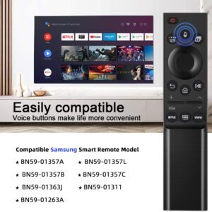 2021 New BN59-01357F Voice Replace Remote Control for Samsung Smart Bluetooth The Frame QLED 4K 8K Smart TV Sub BN59-01357B BN59-01357C TV QLED Series Q60A Q70A Q80A QN85A QN90A QN800A QN900A