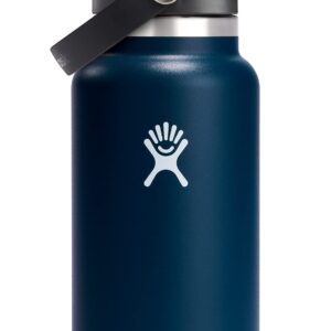 Hydro Flask Wide Flex Straw Cap Indigo 32 Oz