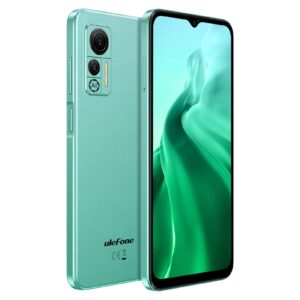 ulefone unlocked smartphone, note 14 8gb + 64gb, cell phone unlocked, android 12, 6.52" full-screen, 4500mah, triple card slots, 13mp camera, dual sim, face recognition, 4g cheap phones - green