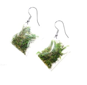 cannabis earrings, weed earrings, 420, best gag gift, fake marijuana earrings, fake cannabis, fun earrings, concert festival earrings (dime bag)