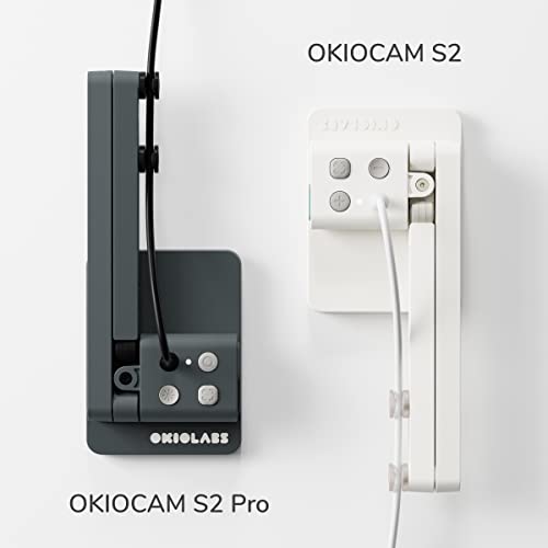 OKIOLABS OKIOCAM S2 Pro 12-MP USB Document Camera, Built-in Light & Mic, OKIOPoint Smart Pointer, for PC | Mac | Chromebook, Ultra HD Camera for Live Demo for Web Conference, Remote Teaching