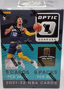 panini 2021/22 donruss optic basketball nba blaster box - 30 trading cards