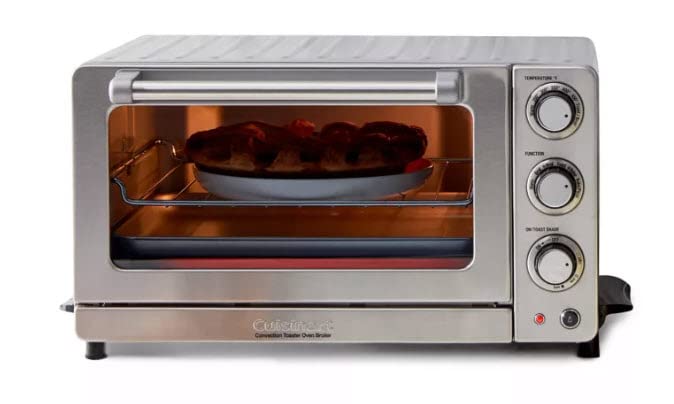 Cuisinart TOB-7FR Toaster Oven Broiler with Light Certified Renewed, Silver