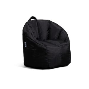 big joe milano kid's smartmax black beanbag chair