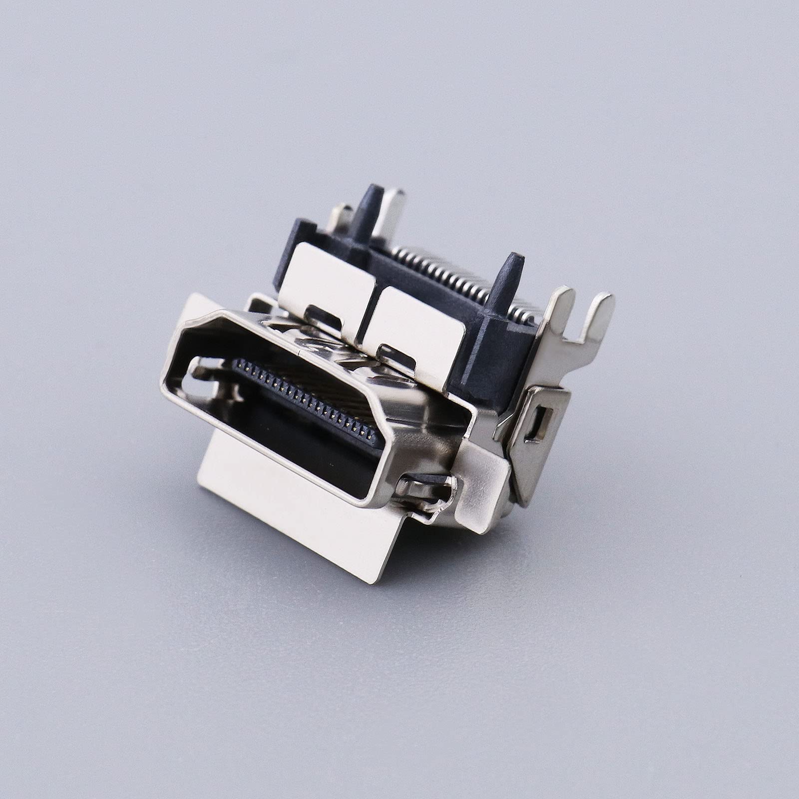 Micro Traders 2Pcs HDMI Port Socket Compatible with Xbox One S Only HDMI Port Socket Plug Jack Interface Connector Replacement Aluminum