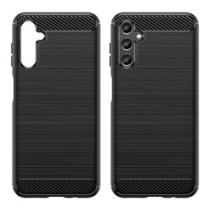 for Samsung Galaxy A14 5G case,Galaxy A14 case with HD Screen Protector,Fashion Shock-Absorption Flexible TPU Bumper Soft Rubber Protective Phone Case Cove for Samsung Galaxy A14 5G, Black