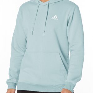 adidas Men's Essentials Fleece Hoodie, Wonder Blue, X-Large Tall