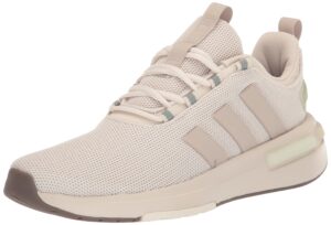 adidas men's racer tr23 sneaker, alumina/wonder beige/silver green, 13