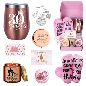 AYGE 30th Birthday Gifts for Her, 30 Years Old Birthday Gift for Women, Fabulous Funny Happy Birthday Gift Set for Best Friend,Teacher, Wife, Sister, Coworker or Partner