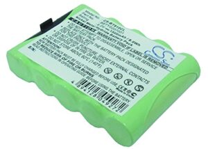 hlily replacement for battery panasonic pqkk-10093 6v/1500mah