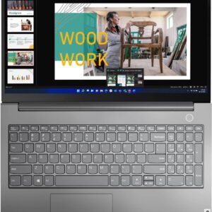 Lenovo ThinkBook 15 Gen 4 Business Laptop (15.6" FHD Anti-Glare, Intel 10-Core i7-1255U, 40GB RAM, 1TB PCIe SSD), 1080p Webcam, Narrow Bezel, Fingerprint, Wi-Fi 6, Ethernet, Win 11 Pro, Grey - 2024