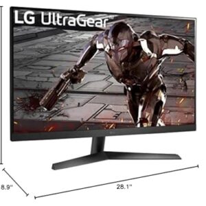 LG UltraGear FHD 32-Inch Gaming Monitor 32GN50R, VA 5ms (GtG) with HDR 10 Compatibility, NVIDIA G-SYNC, and AMD FreeSync Premium, 165Hz, Black