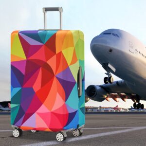 TRAVEL KIN Luggage Covers For Suitcase Tsa Approved,Suitcase Cover Protector Fit 18-32 Inch Luggage