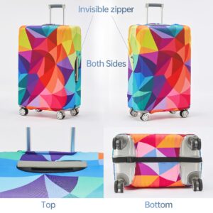 TRAVEL KIN Luggage Covers For Suitcase Tsa Approved,Suitcase Cover Protector Fit 18-32 Inch Luggage