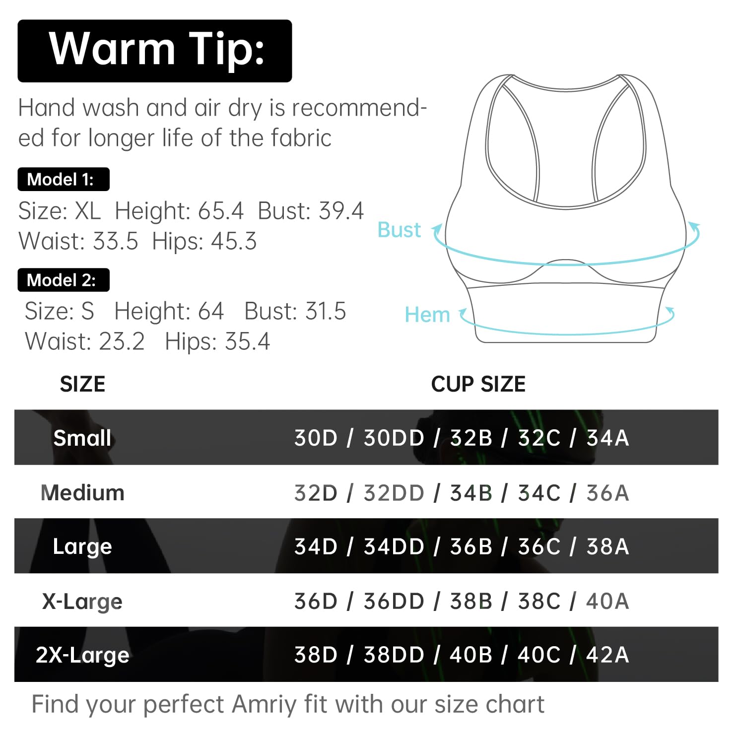 AMRIY Racerback Sports Bras for Women Medium Support Padded Bra Supportive Compression Seamless Women's Sports Wireless Bra Black White,XL