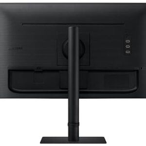 Samsung 27-Inch ViewFinity S80PB Series UHD Computer Monitor, DCI-P3 98%, VESA DisplayHDR 400, IPS Panel, Matte Display, USB-C, PIP/PBP, Intelligent Eye Care, LS27B806PXNXGO, 2023,Black