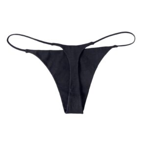 Sexy G String Thongs For Women Lace Sheer Thongs Women Sexy G Strings Mesh Panties See Through Underwear Thong String Tangas T Back Soft Lingerie Black Seamless Thongs For Women No Show Black X-Large