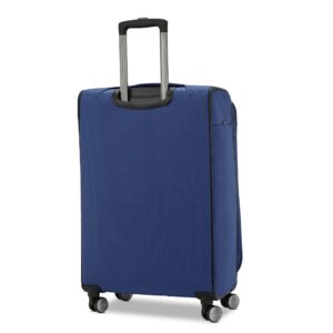 Samsonite Ascella 3.0 Softside Expandable Luggage with Spinners, Sapphire Blue, 2PC SET (Carry-on/Medium)