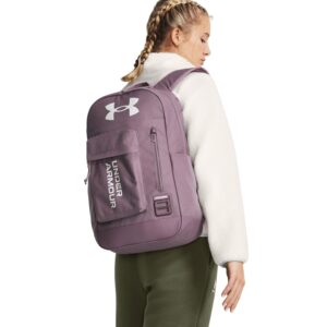 Under Armour unisex-adult Halftime Backpack, (500) Misty Purple/Misty Purple/Metallic Cristal Gold, One Size Fits All