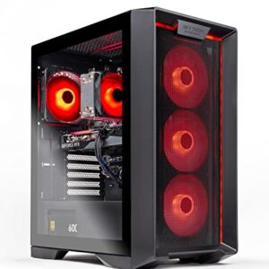 Skytech Gaming Nebula Gaming PC Desktop – Intel Core i3 12100F 3.3 GHz, NVIDIA RTX 3050, 500GB NVME SSD, 16GB DDR4 RAM 3200, 600W Gold PSU, Wi-Fi, Windows 11 Home 64-bit