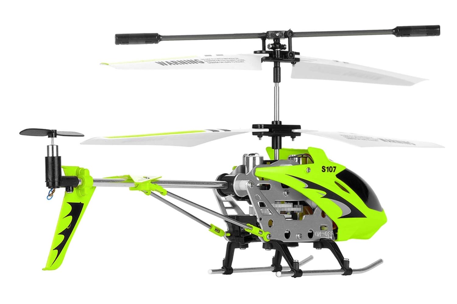 POCO DIVO S107G Phantom 3CH Infrared RC Helicopter Mini Flight S107 Gyro with Light, Green