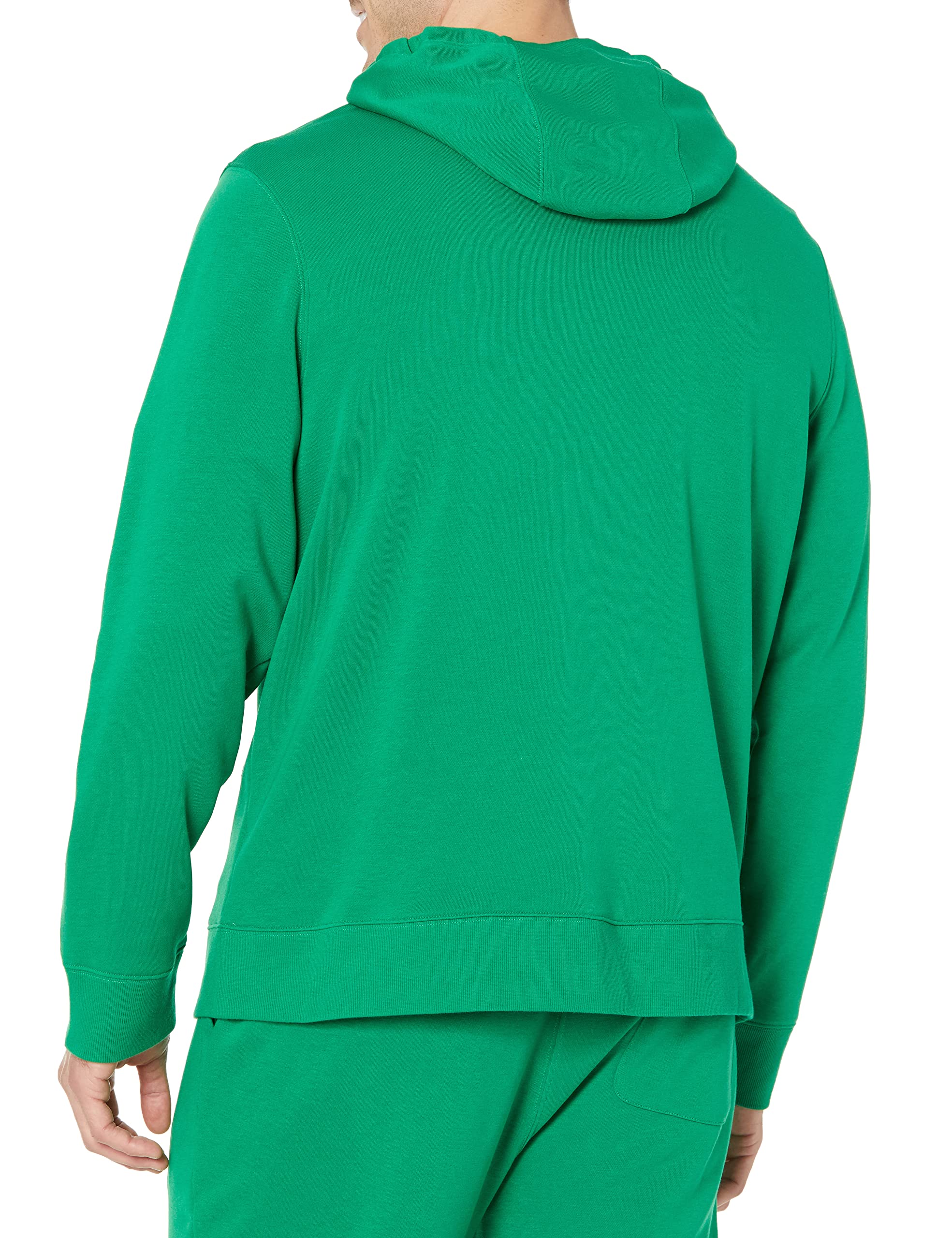 Amazon Essentials Men's Lightweight Long-Sleeve French Terry Hoodie (Available in Big & Tall), Green, X-Large