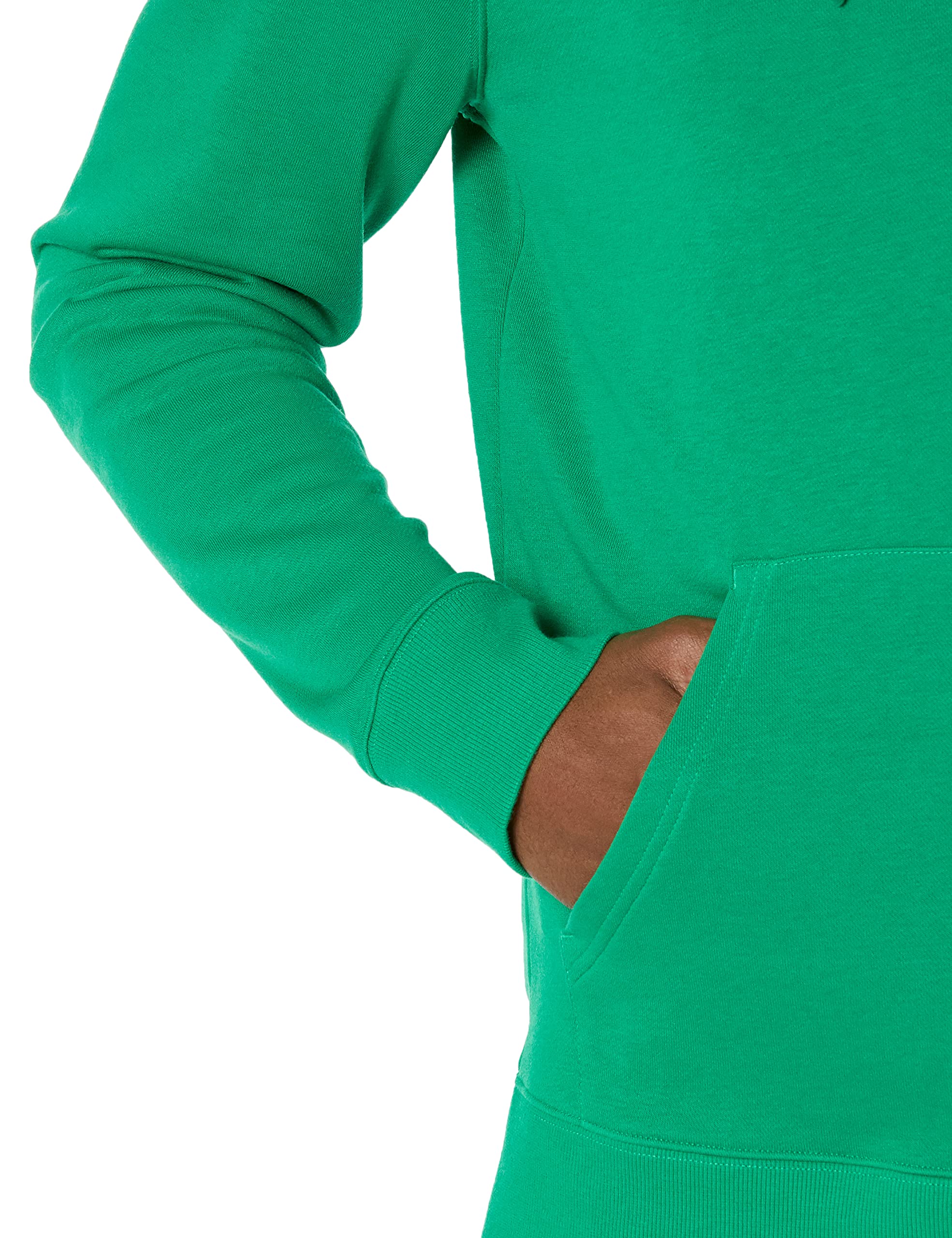 Amazon Essentials Men's Lightweight Long-Sleeve French Terry Hoodie (Available in Big & Tall), Green, X-Large