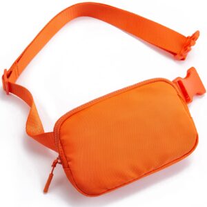 telena belt bag for women men fashionable crossbody fanny pack for women waist bag with adjustable strap orange