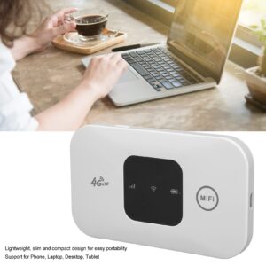 Portable Mini Travel Wireless 4G WiFi Router, Mobile WiFi Travel LTE Router with SIM Card Slot, 72 Hours of Standby 10 Users Sharing for Phone Laptop Desktop Tablet