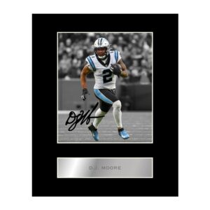 d.j. moore pre printed signature signed mounted photo display #11 printed autograph picture