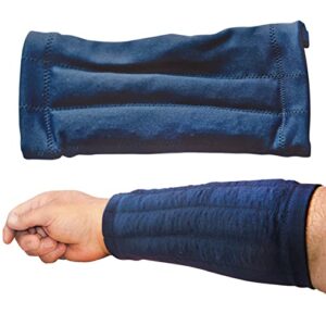 weighted compression arm sleeve (x-large, 1lb.) - for strength & movement assistance, compression, beneficial for tremoring & strengthening (please use size chart in pics and videos before ordering)