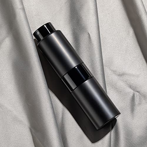 owlyee 20ML Perfume Atomizer, Travel Cologne Spray Bottle, Mini Empty Sprayer Dispenser (Black, 1PCS)