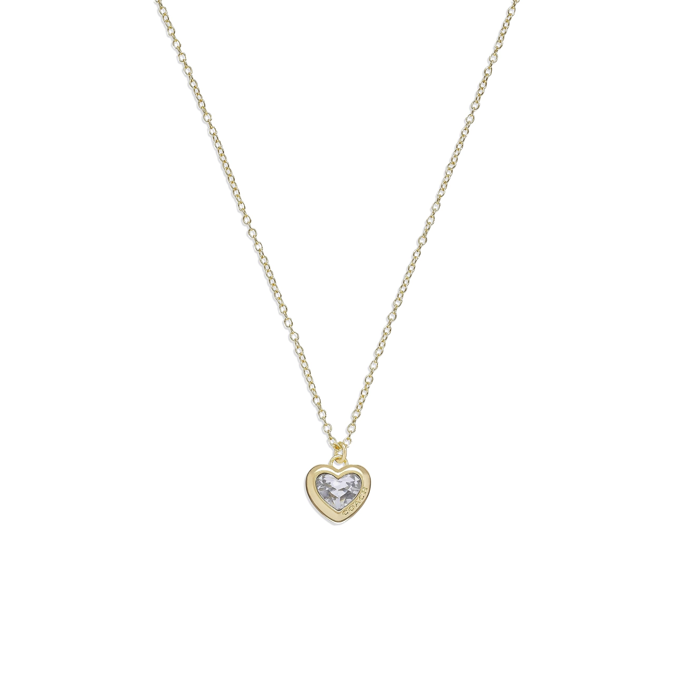 Coach Women's Heart Pendant Necklace