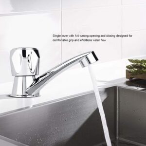 Water Faucet, G1/2 (20mm) ABS Plastic Single Cold Faucet Water Tap Bathroom Basin Kitchen Sink Accessories(Diamond G1/2)