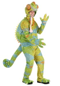 fun costumes realistic adult chameleon costume x-large