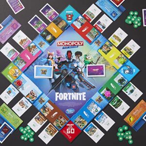 Hasbro Gaming Monopoly Flip Edition: Fortnite Board Game for Ages 13 Game Inspired by Fortnite Video Game, Board Games for Teens and Adults, 2-4 Players