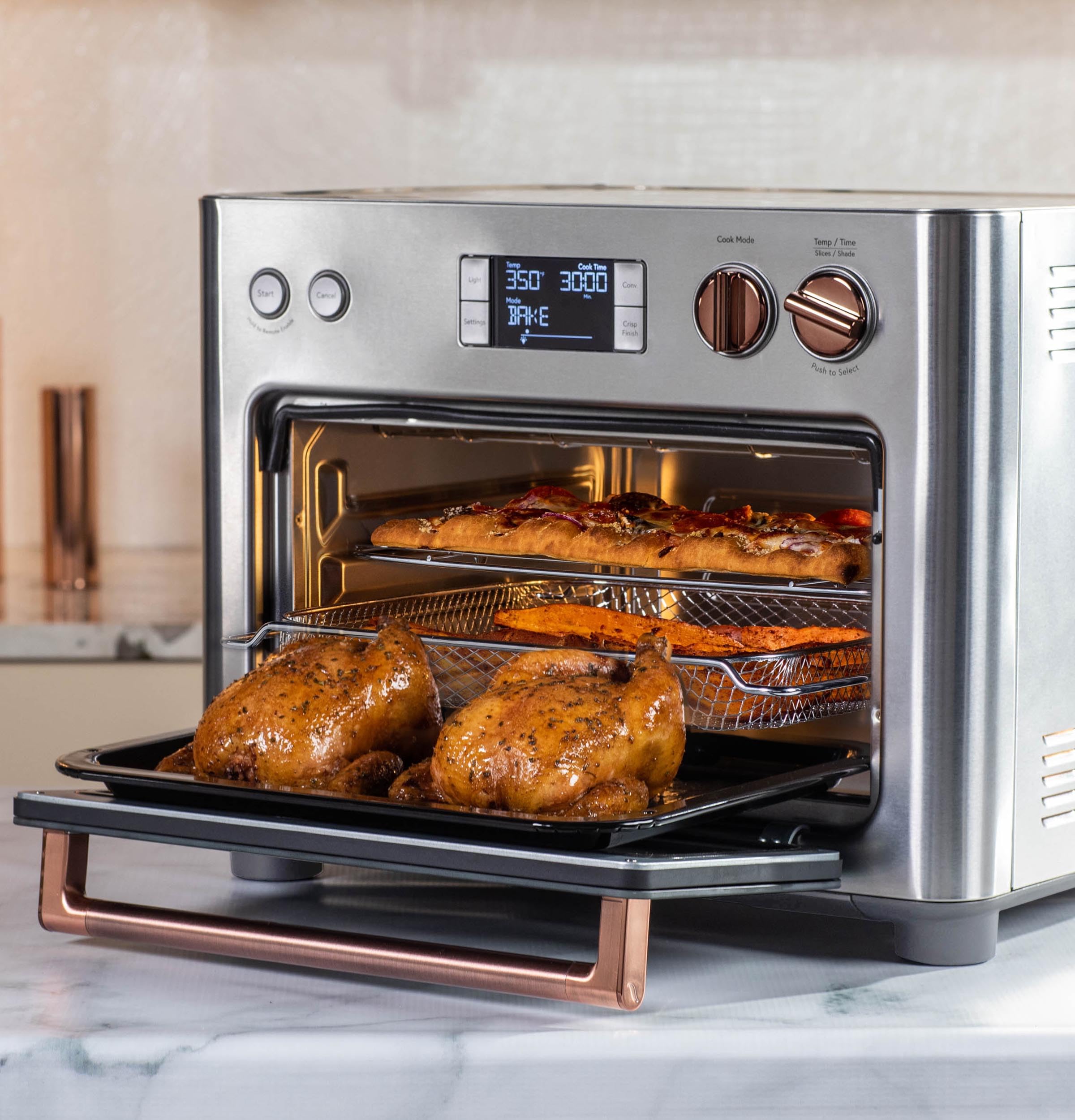 Café Cafe Couture Oven with Air Fry, 14 Cooking modes in 1 including Crisp Finish, Wifi, Stainless Steel