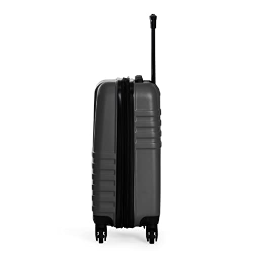 Ben Sherman Hereford Spinner Travel Upright Luggage, Grey, 20-Inch Carry On