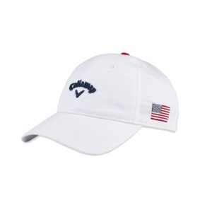 Callaway Golf Heritage Collection Headwear (OS, White/Navy/Red)