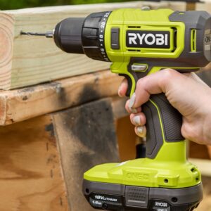 RYOBI 18V ONE+ 1/2" DRILL/DRIVER PCL206B (Renewed)