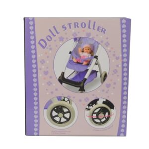 Baby Doll Stroller for 18 inches American Girl Dolls with Multi Function. (DA422-PURPLE)…