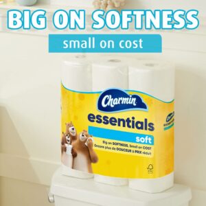 Charmin Essentials Soft Toilet Paper, 9 Mega Rolls = 36 Regular Rolls