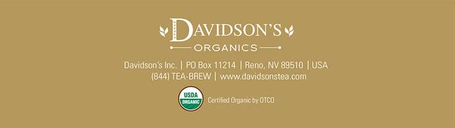 Davidson's Organics, Moringa Strawberry Rose, 100-count Individually Wrapped Tea Bags