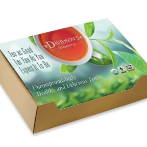 Davidson's Organics, Moringa Strawberry Rose, 100-count Individually Wrapped Tea Bags