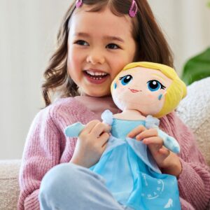 Disney Cinderella Plush Doll, Cinderella, Princess, Official Store, Adorable Soft Toy Plushies and Gifts, Perfect Present for Kids, Medium 14 Inches, Age 0+