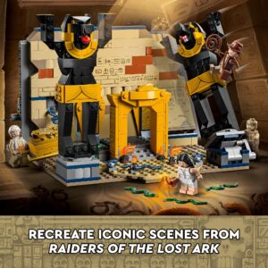 LEGO Indiana Jones Escape from The Lost Tomb 77013 Building Toy, Featuring a Mummy and an Indiana Jones Minifigure from Raiders of The Lost Ark Movie, Gift Idea for Kids Ages 8+