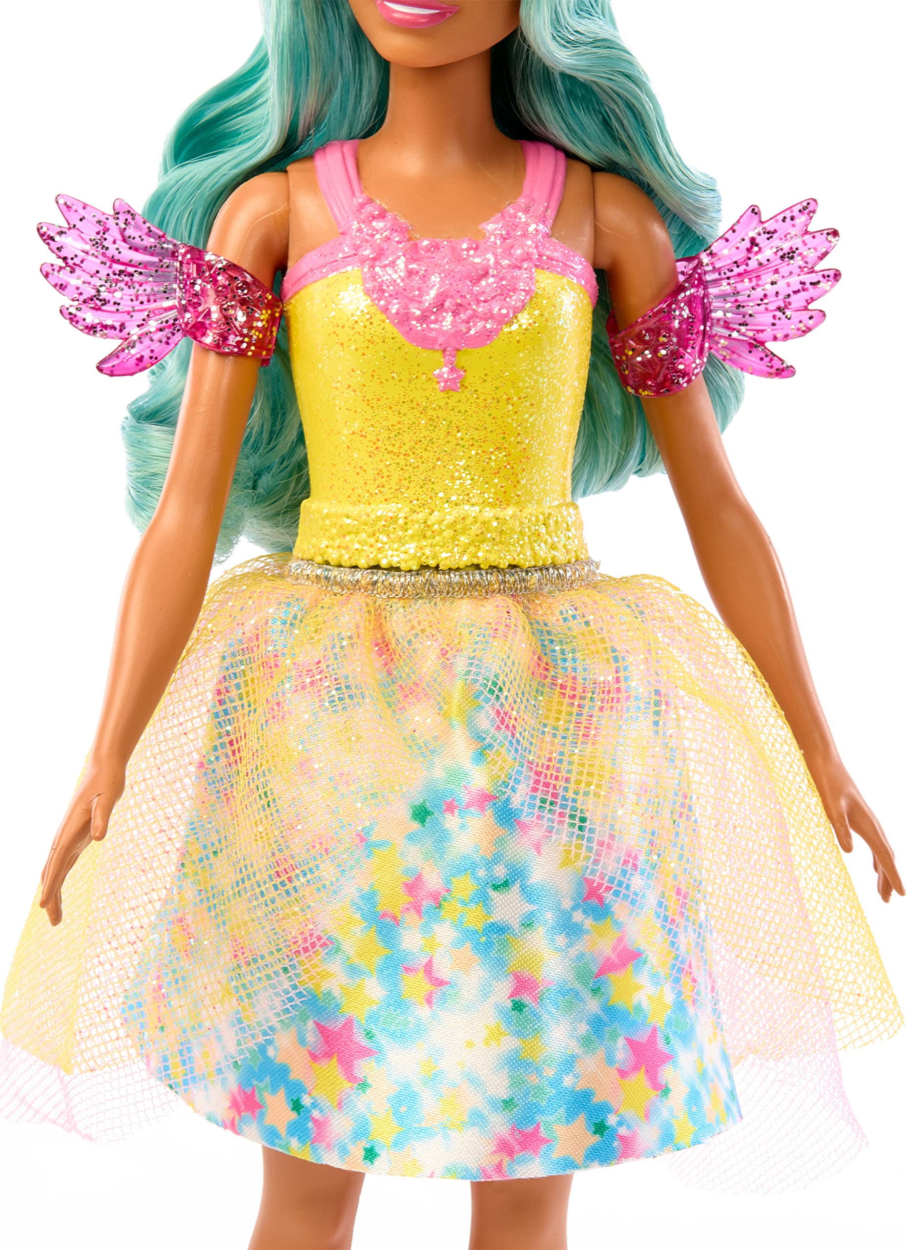 Barbie A Touch of Magic Fashion Doll, Teresa with Fantasy Outfit & Colorful Hair with Comb & Pet Accessories