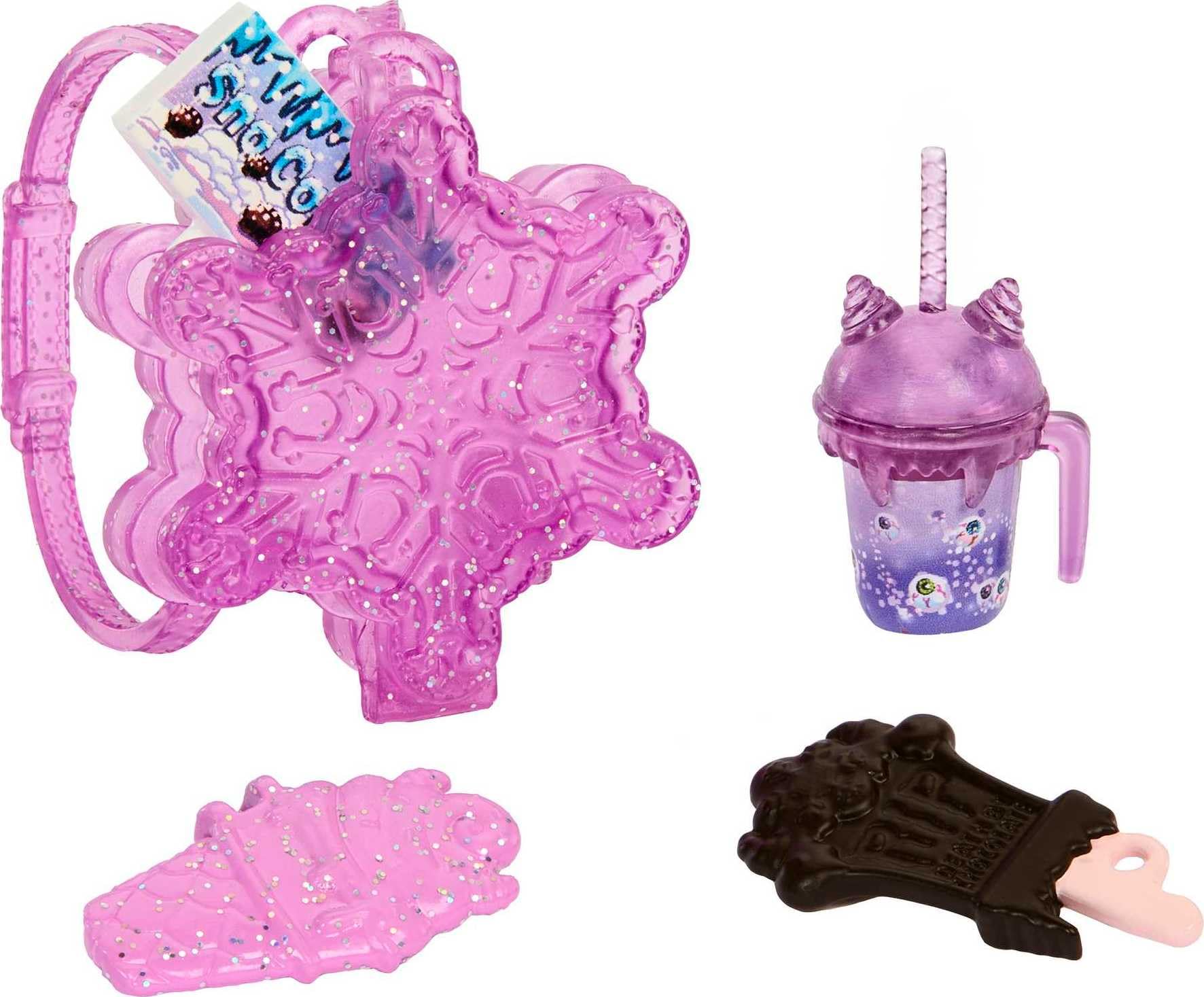 Monster High Doll, Abbey Bominable Yeti with Pet Mammoth Tundra & Accessories Including Furry Scarf & Snowflake Backpack