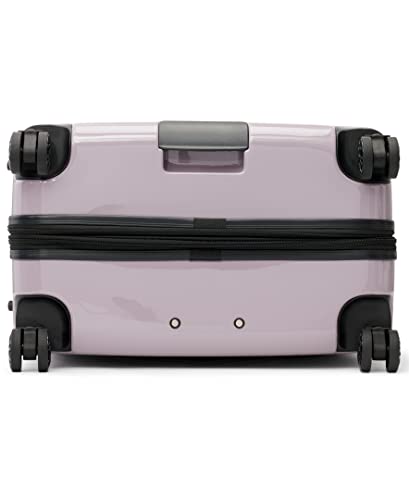 Karl Lagerfeld Paris Women's Suitcase Spinner Wheels Hardside, Lilac, One Size